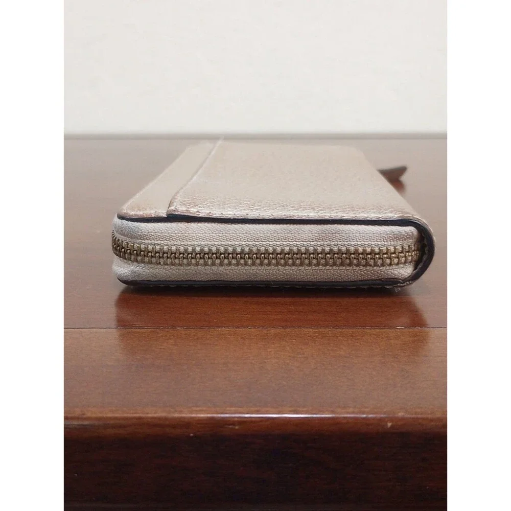 Kate Spade New York Rose Gold Wellesley Neda Metallic Leather Wallet